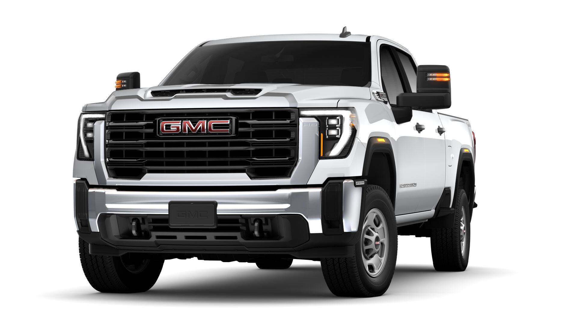 2026 GMC Sierra 2500 HD Base in Summit White — front three-quarter view