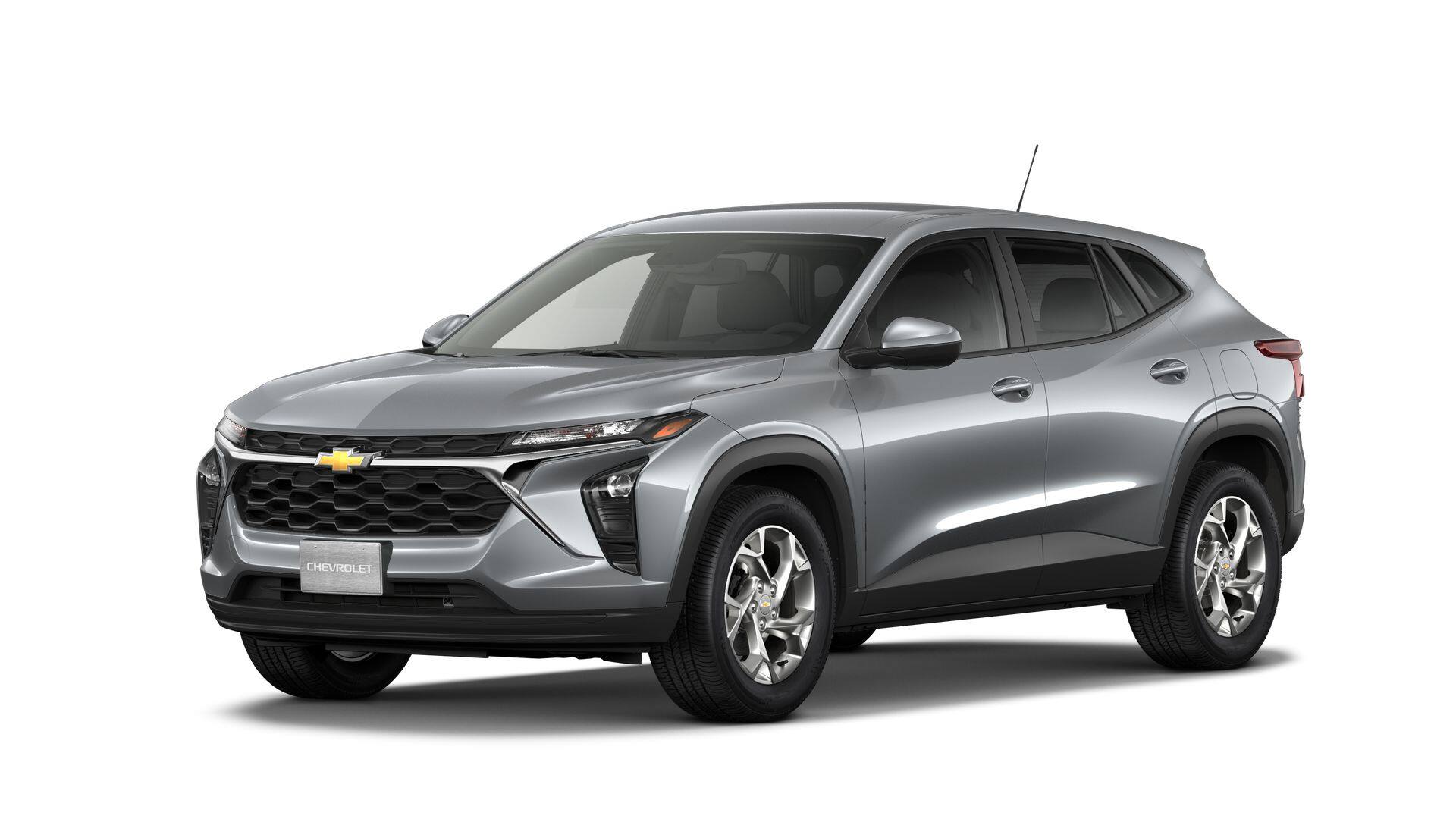 2026 Chevrolet Trax Base in Sterling Gray Metallic — front three-quarter view