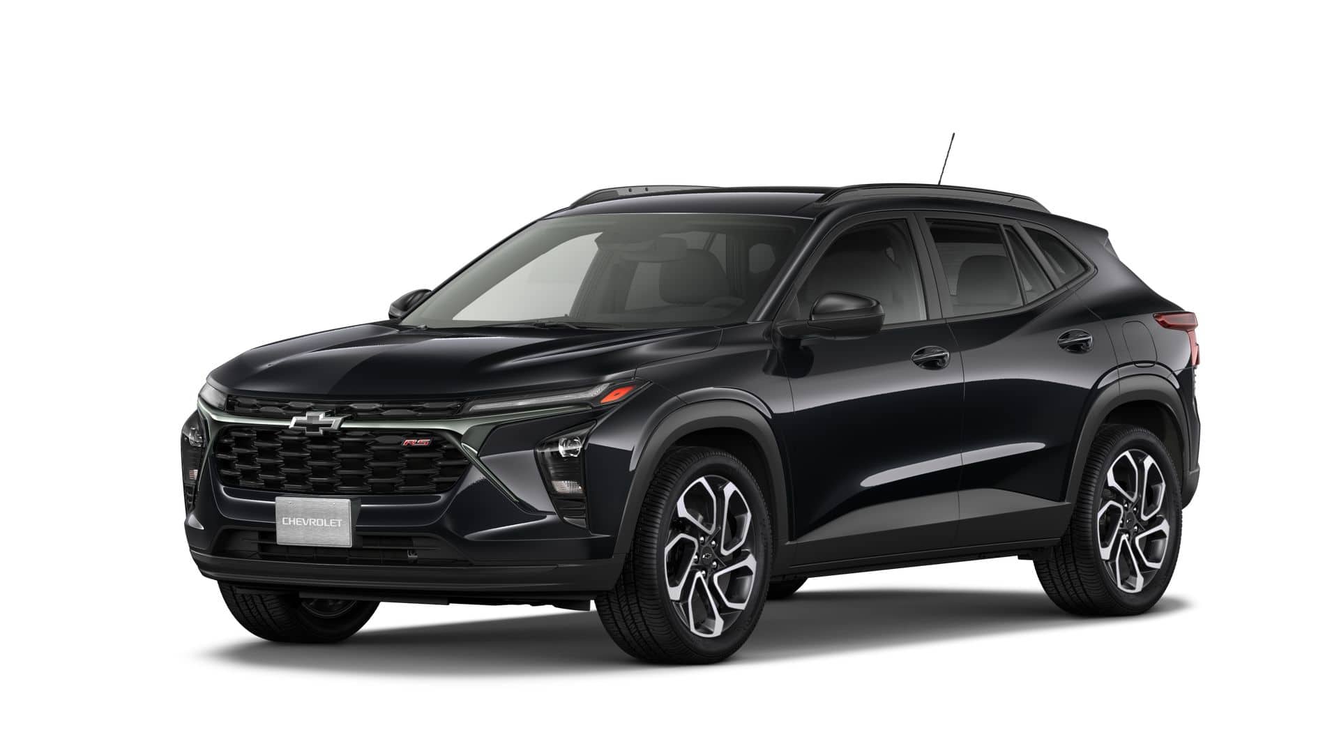 2026 Chevrolet Trax Base in Mosaic Black Metallic — front three-quarter view