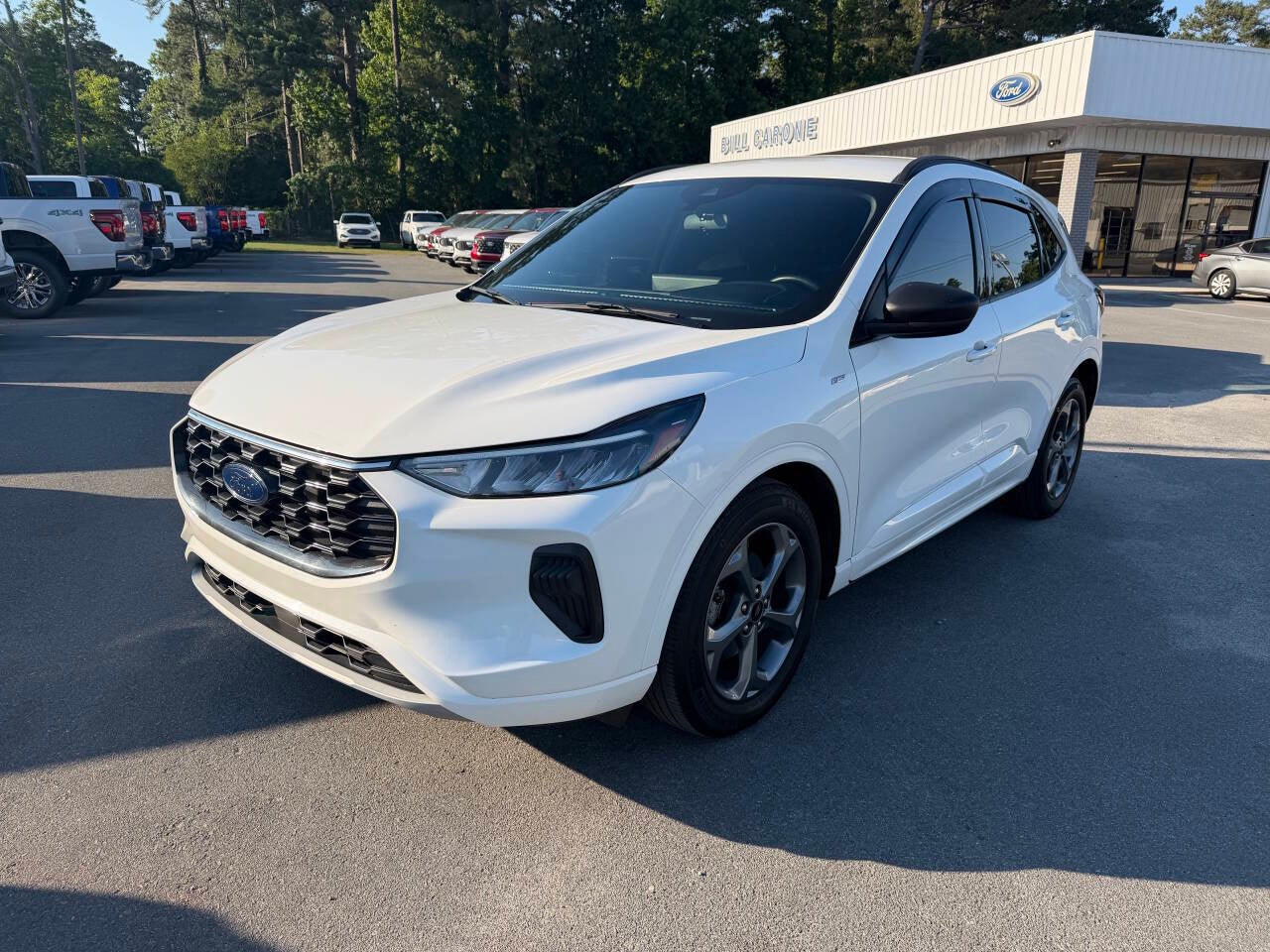 2023 Ford Escape ST Line 4dr SUV in White — front three-quarter view