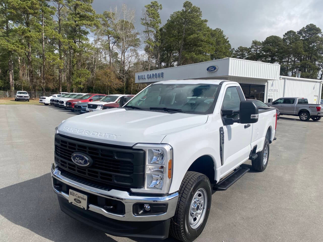 2026 Ford F-250 Super Duty XL 4x4 2dr Regular Cab 8 ft. LB Pickup in Oxford White — front three-quarter view