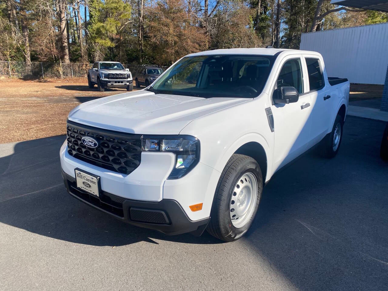 2026 Ford Maverick XL AWD 4dr SuperCrew 4.5 ft. SB in White — front three-quarter view
